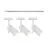 Nordlux Jerome Complete Set 1-Fase Rail 1 Meter Wit | incl. 3x Spot