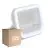 Voordeelpak 12x Ledvance LED Floodlight Aluminium Wit 8W 1100lm 100D - 830 Warm Wit | IP66 - Symmetrisch